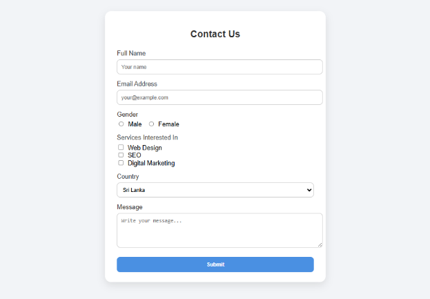Contact Form