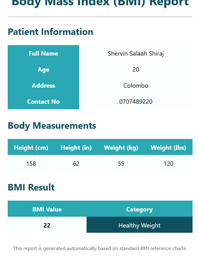 BMI calc
